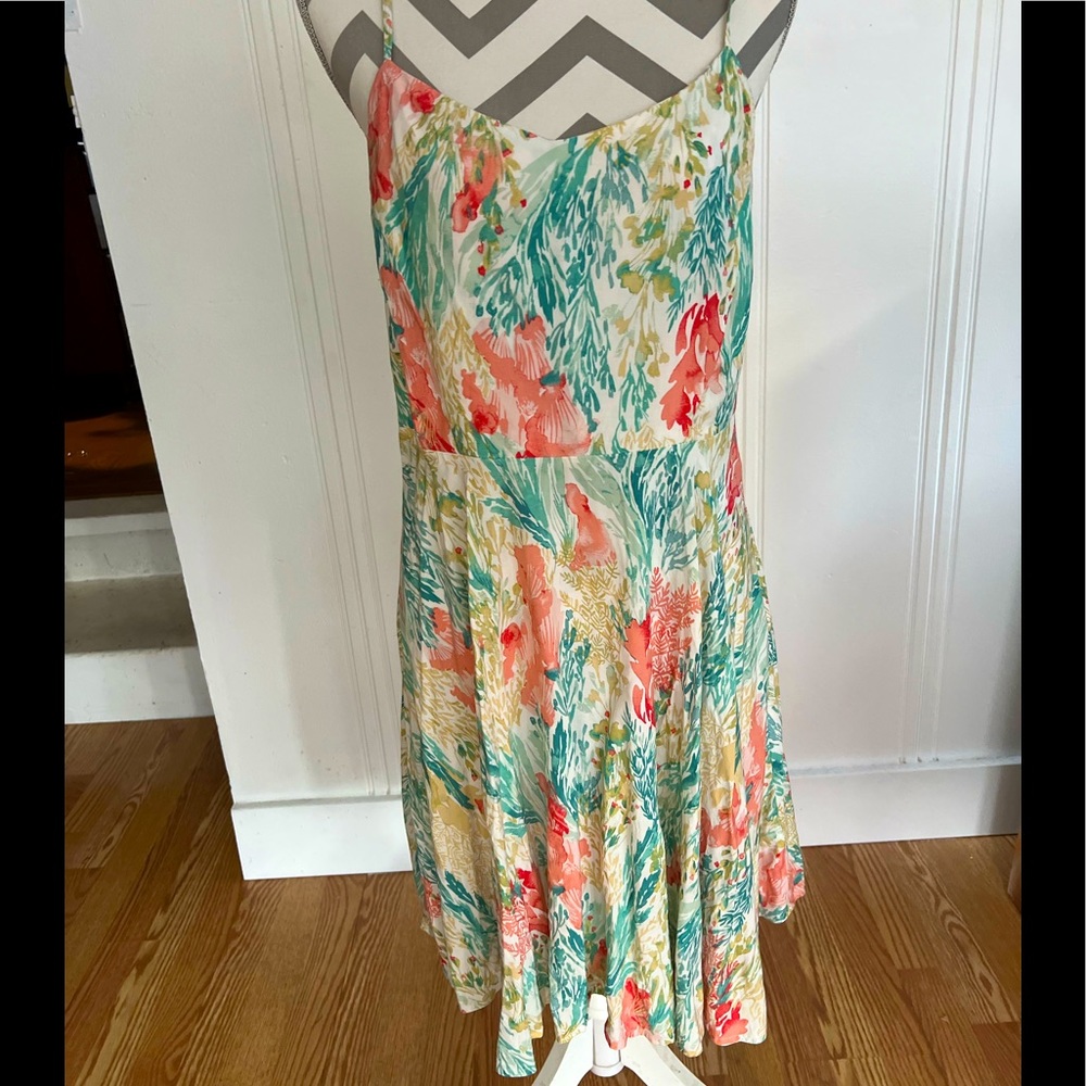 Old Navy Size L (12) Spaghetti Strap Sundress Pastel